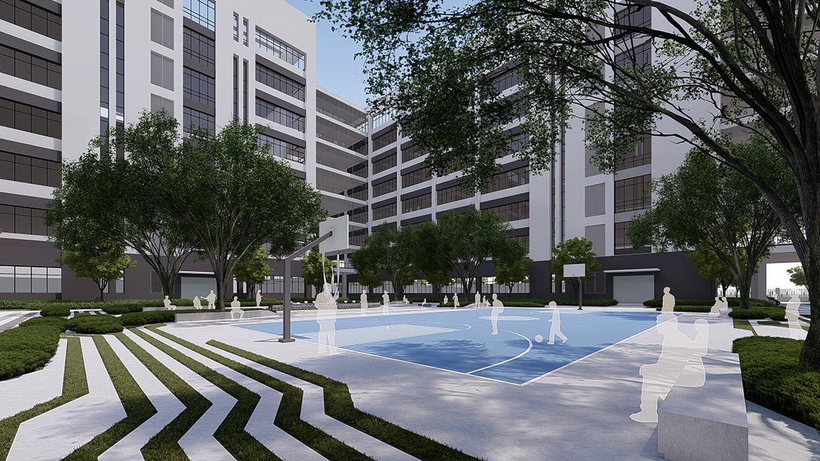 光（guāng）輝智能產業園（yuán）景觀設計圖13