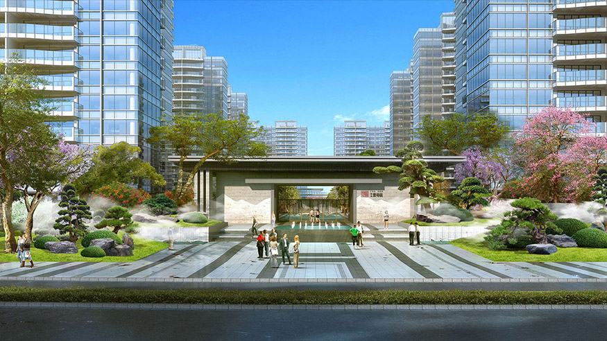 居住小（xiǎo）區景觀設計