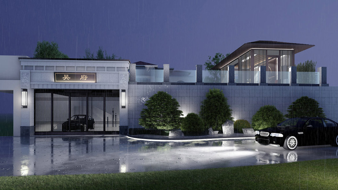 別墅（shù）景觀設（shè）計1