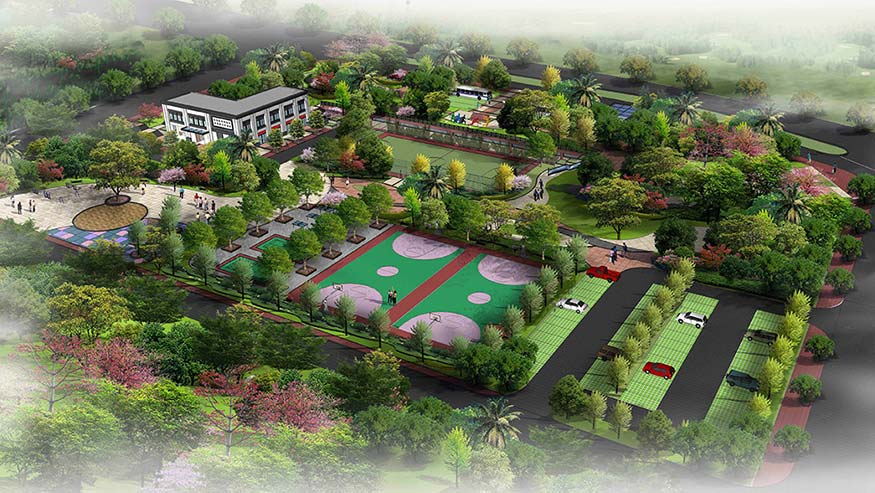 清（qīng）遠靜福廣場地塊整體規劃設計