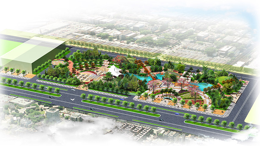 德慶縣（xiàn）市政中心廣場景觀方案（àn）設計