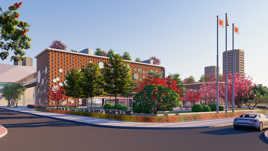 發（fā）電廠廠區景觀設計