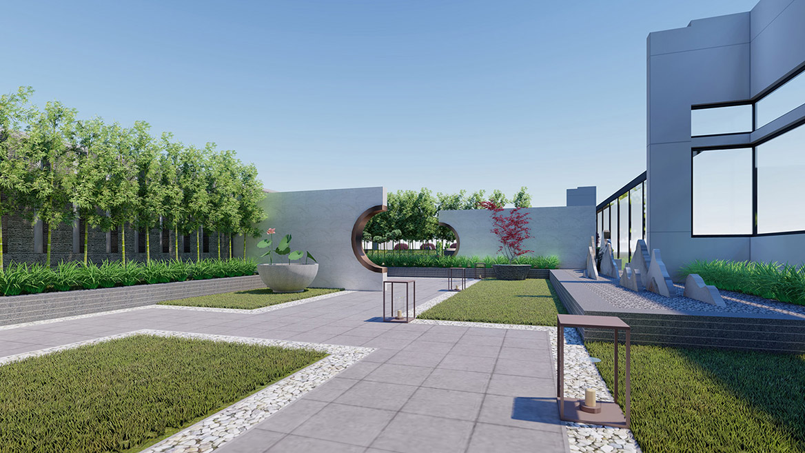 科技公司（sī）廠區景觀設計6