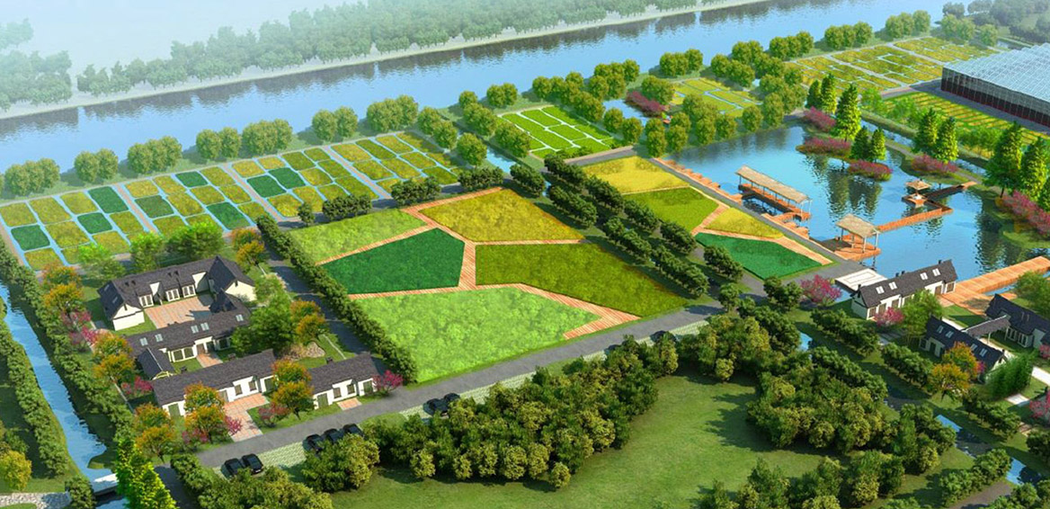 基頭及大汾觀光農業園鳥瞰圖