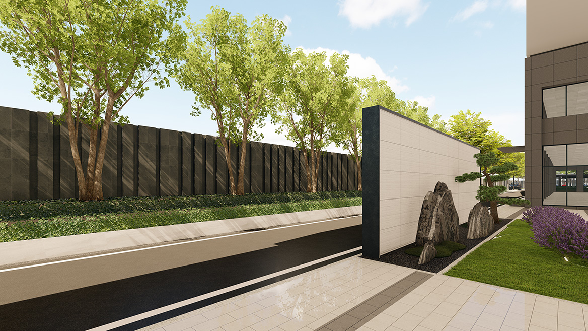 科技公司景觀設計效果（guǒ）圖4