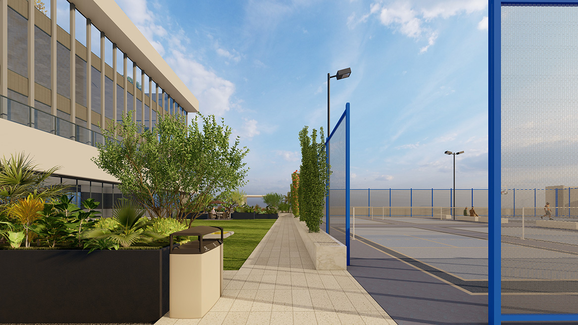 科技公司景觀（guān）設計效果圖12