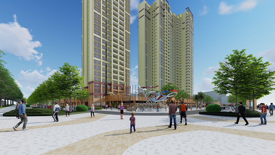 居住小區園林景觀設計8