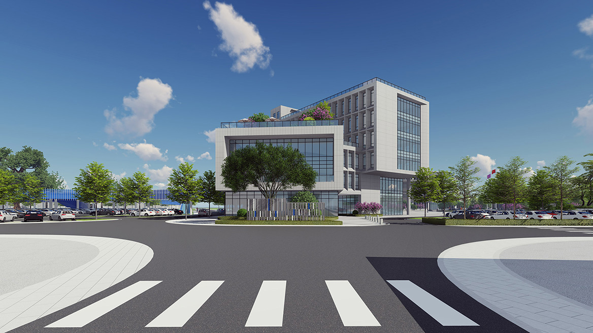 工業園區（qū）辦公生活區景觀設計案例7