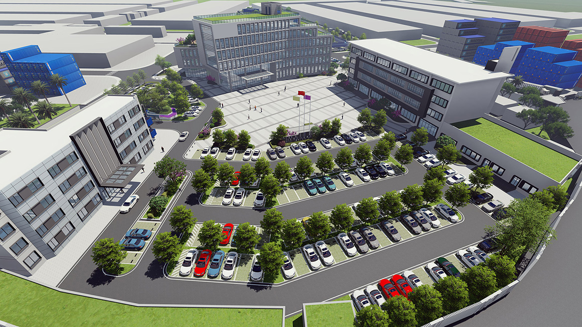 工業園區辦公生活區景觀（guān）設計案例（lì）8