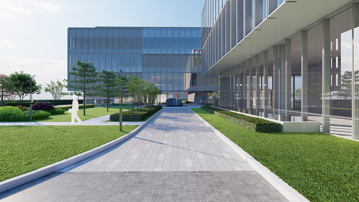 醫藥集團南方總部項（xiàng）目（mù）景（jǐng）觀設計案例8