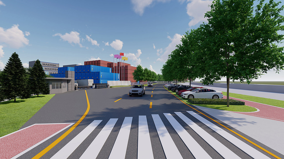 工業園（yuán）沿江區域美化項目景觀設計案例3