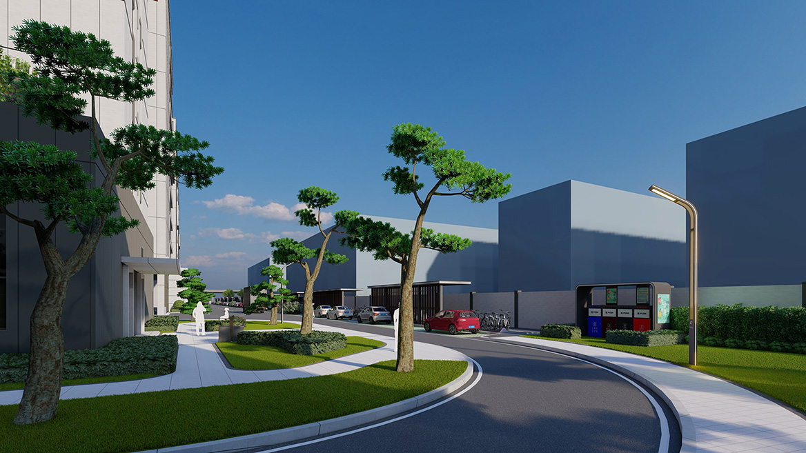 智能製造工（gōng）廠景觀設計案例（lì）6