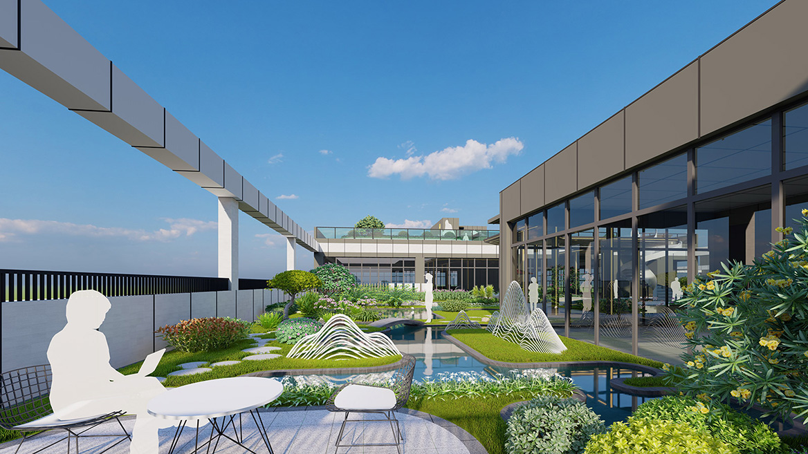 智能製造工廠景觀設計案例12