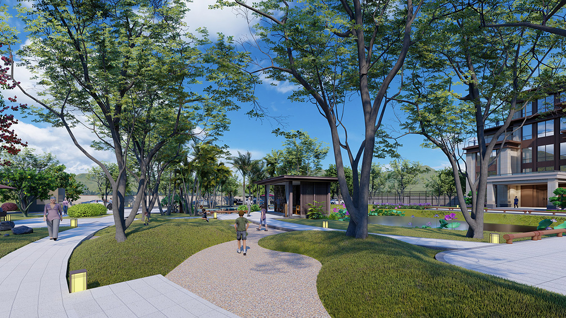 別墅區景觀設計案例11