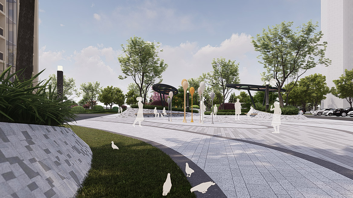 光輝（huī）智能產業園景觀設計圖