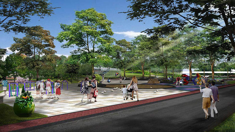 休閑廣場景觀設（shè）計