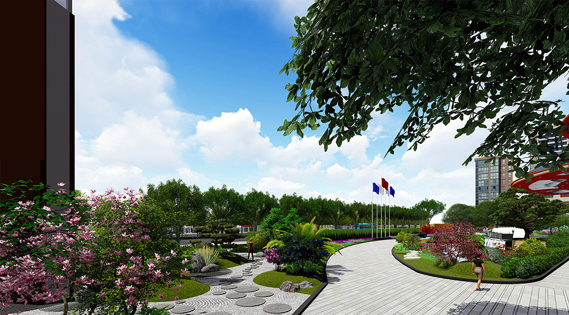 酒店景觀設計效果圖5