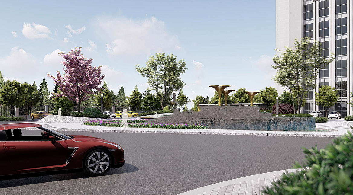 智能產業園景觀設計圖3