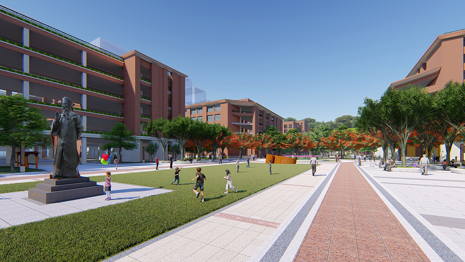 中（zhōng）小學校（xiào）園景觀的顯性作用